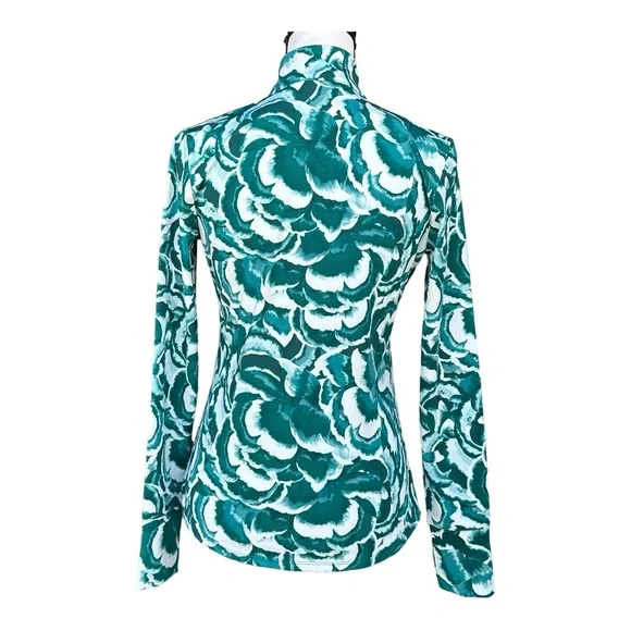 Tommy Bahama Women's Long Sleeve Full Zip Active Jacket Top Size Small Teal - Picture 6 of 17